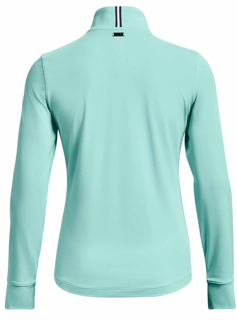 Under Armour Playoff 1/4 Zip sudadera de mujer, neo turquoise