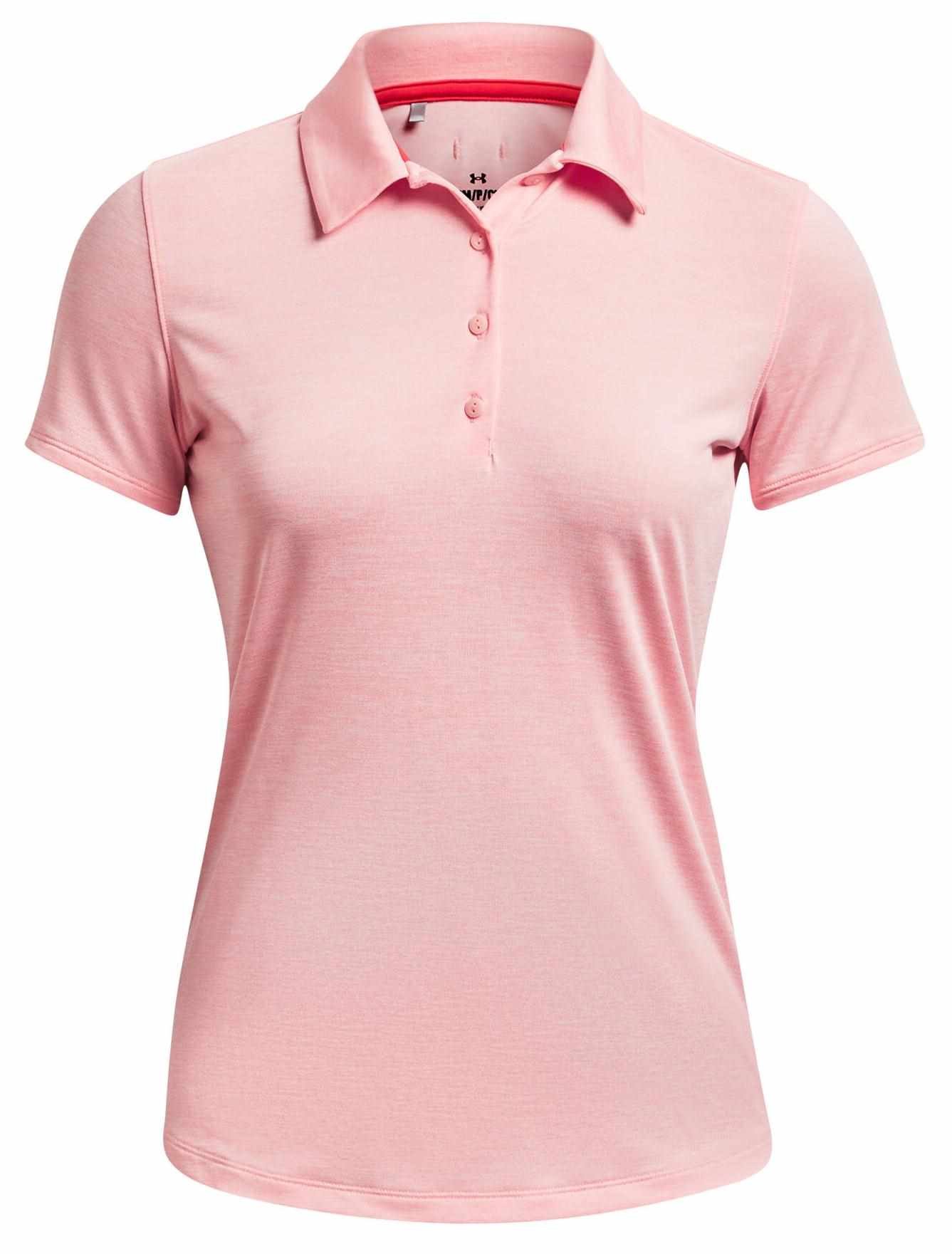 Under Armour Zinger Playoff polo de mujer, pink fizz