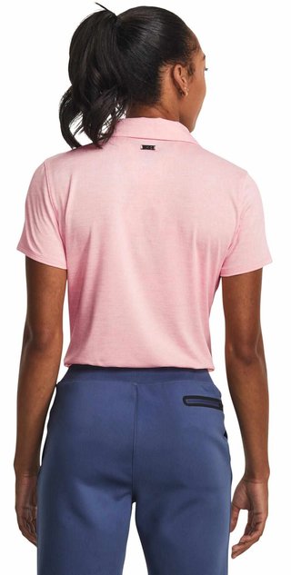 Under Armour Zinger Playoff polo de mujer, pink fizz