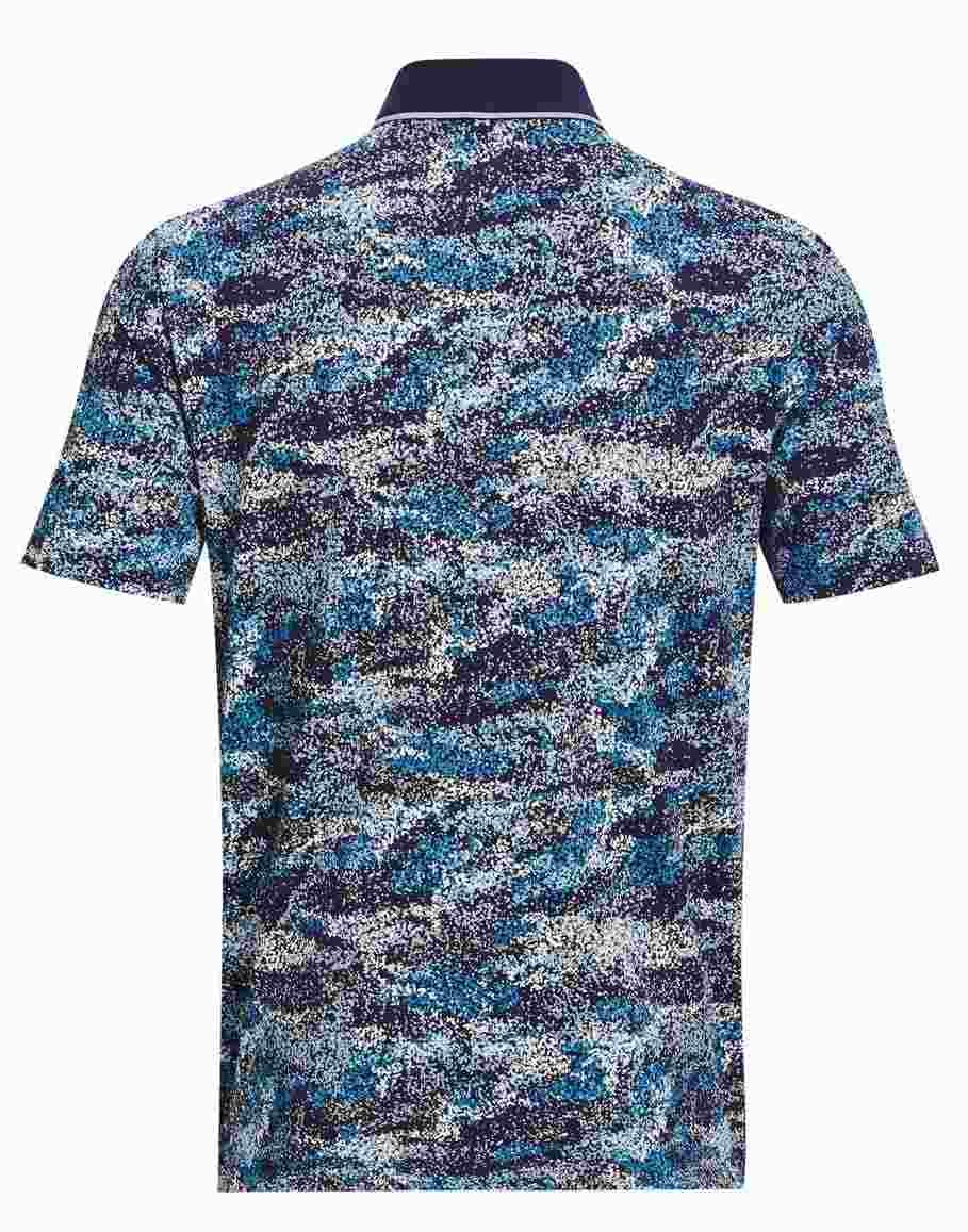 Under Armour Iso-Chill Edge polo de hombre, midnight navy/blizzard