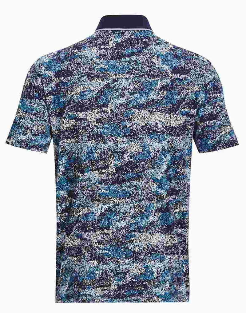 Under Armour Iso-Chill Edge polo de hombre, midnight navy/blizzard