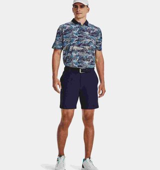 Under Armour Iso-Chill Edge polo de hombre, midnight navy/blizzard