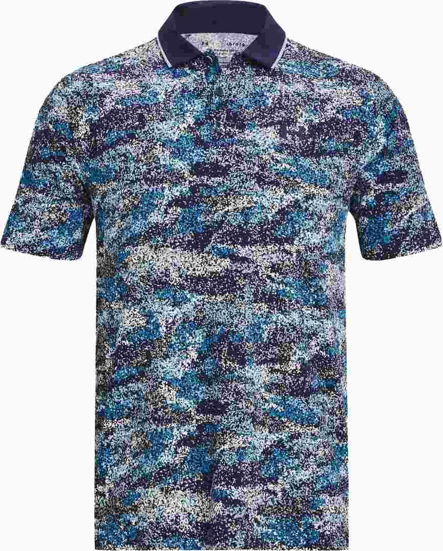 Under Armour Iso-Chill Edge polo de hombre, midnight navy/blizzard