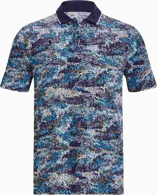 Under Armour Iso-Chill Edge polo de hombre, midnight navy/blizzard