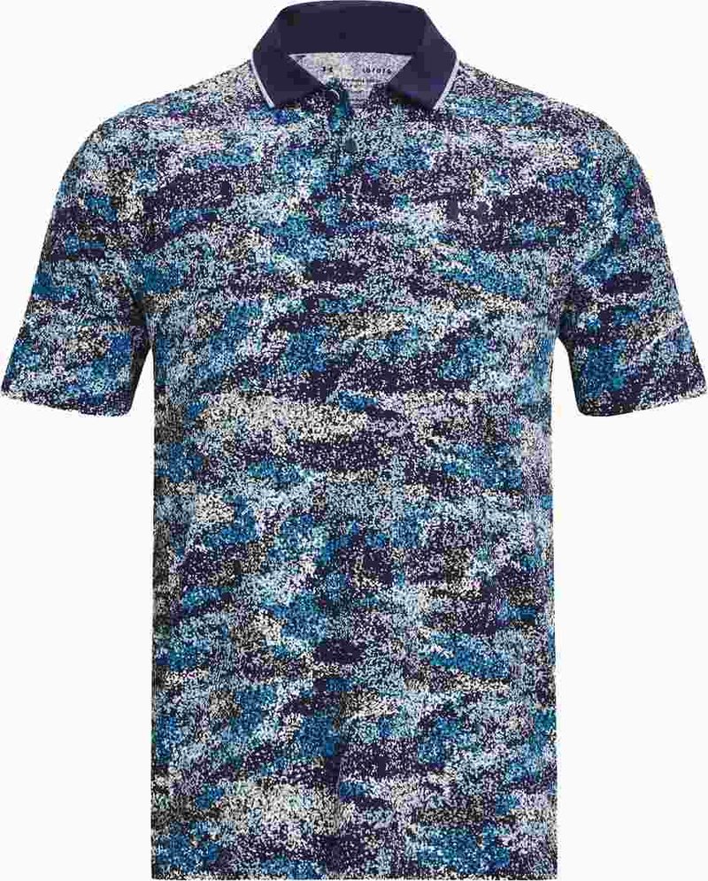Under Armour Iso-Chill Edge polo de hombre, midnight navy/blizzard