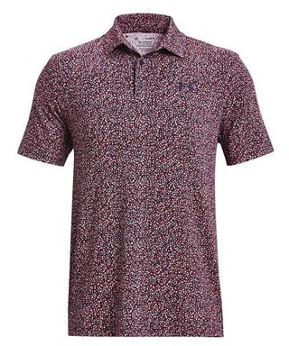 Under Armour Playoff 3.0 Printed polo de hombre, azul marino