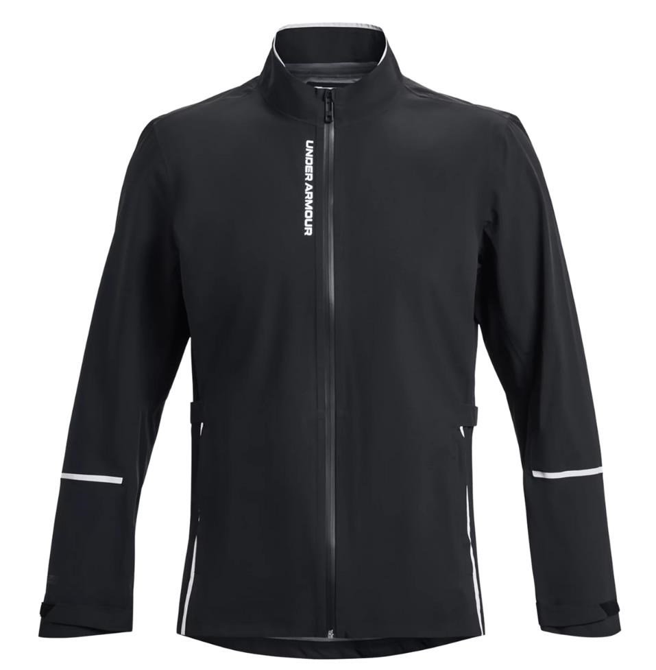 Under Armour Stormproof Cloudstrike chaqueta de hombre, negro/blanco