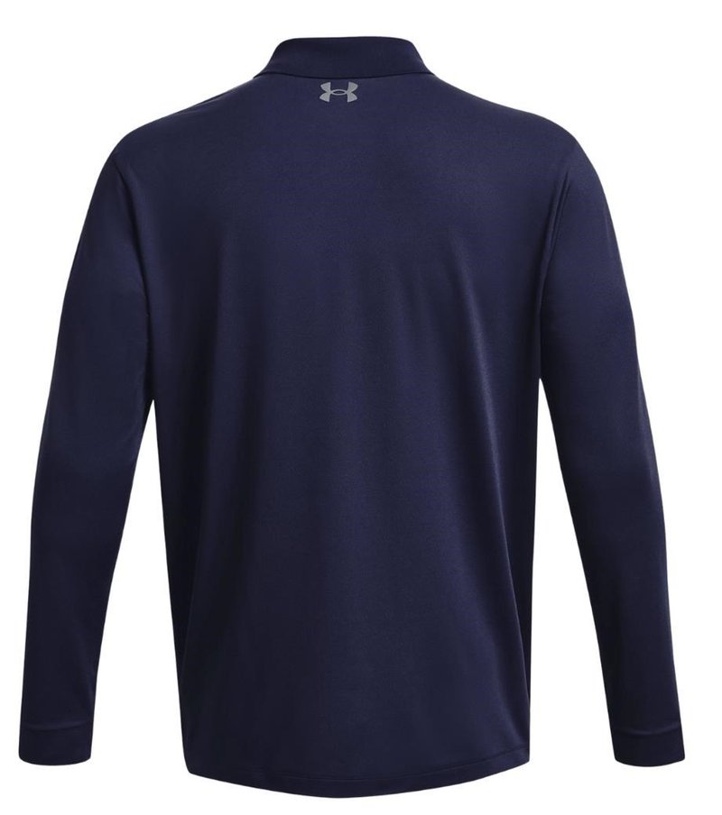 Under Armour Matchplay Long Sleeve camiseta de manga larga para hombre, azul marino