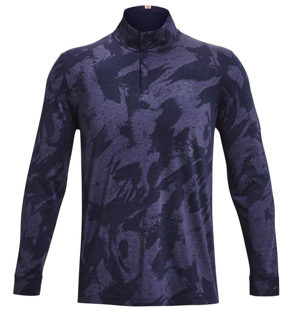 Under Armour Playoff Jacquard 1/4 Zip sudadera de hombre, navy