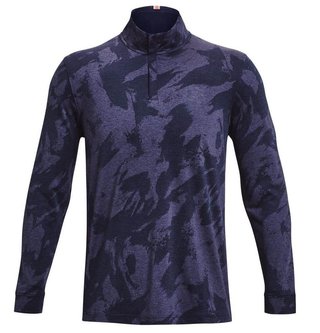 Under Armour Playoff Jacquard 1/4 Zip sudadera de hombre, navy