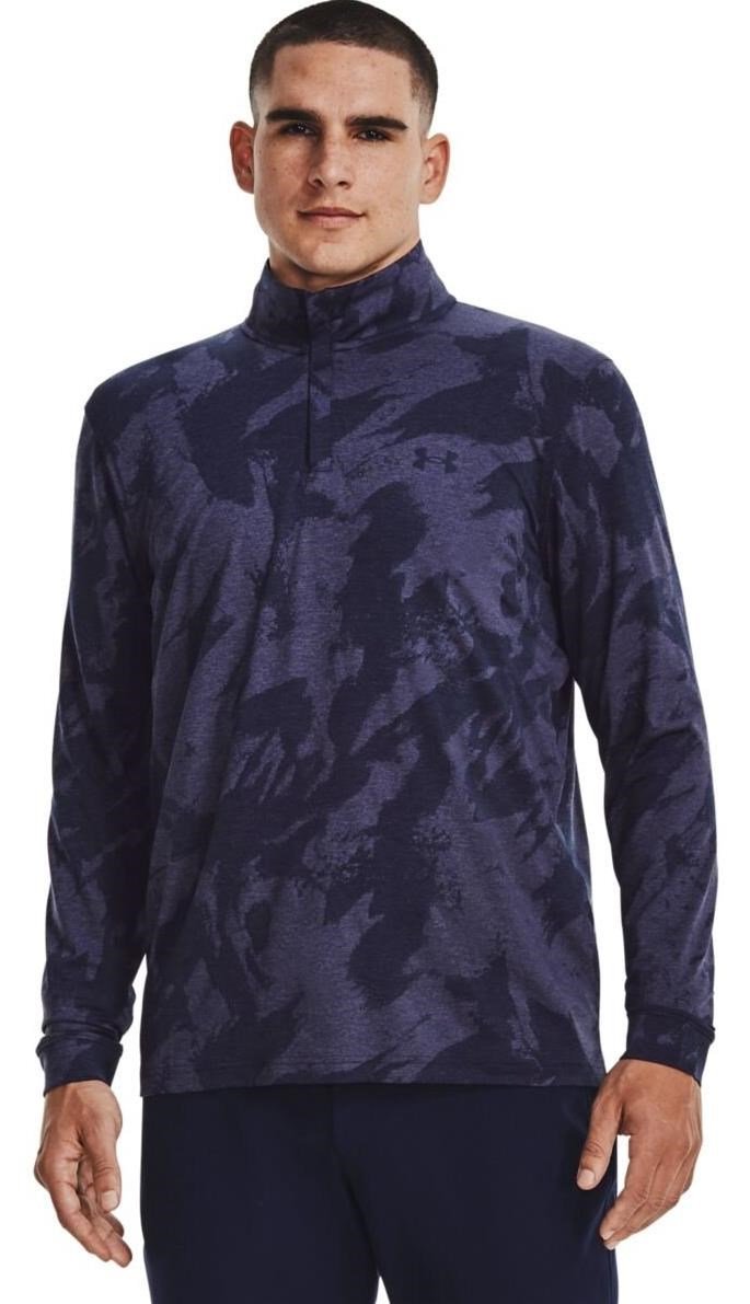 Under Armour Playoff Jacquard 1/4 Zip sudadera de hombre, navy