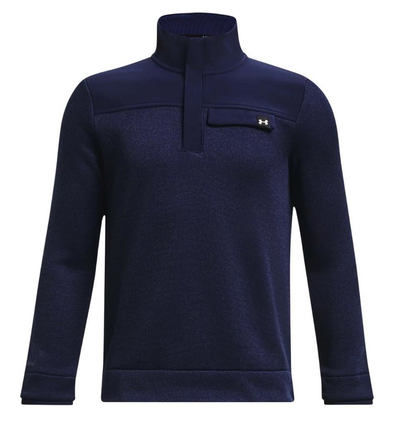 Under Armour Sweaterfleece 1/2 Zip sudadera junior, azul marino