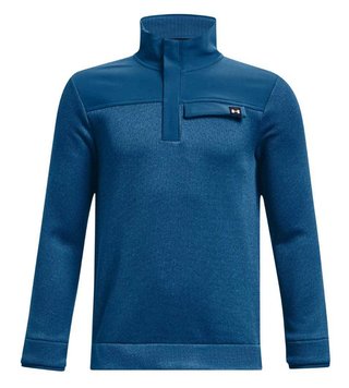 Under Armour Sweaterfleece 1/2 Zip sudadera junior, varsity blue/halo gray