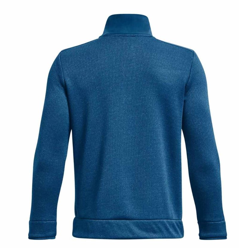 Under Armour Sweaterfleece 1/2 Zip sudadera junior, varsity blue/halo gray