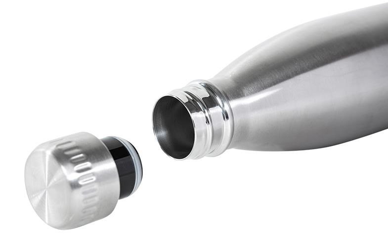 JuCad JuCad Stainless Steel Insulated Bottle, plata