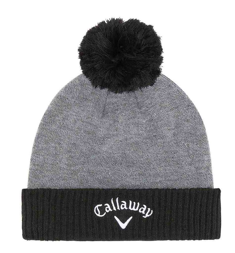 Callaway Pom gorro de hombre, gris/negro