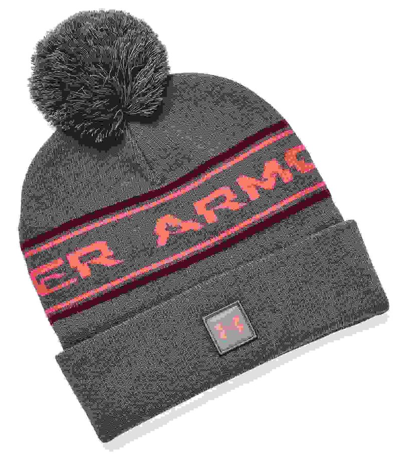 Under Armour Halftime Pom gorro de hombre, pitch gray/dark moon