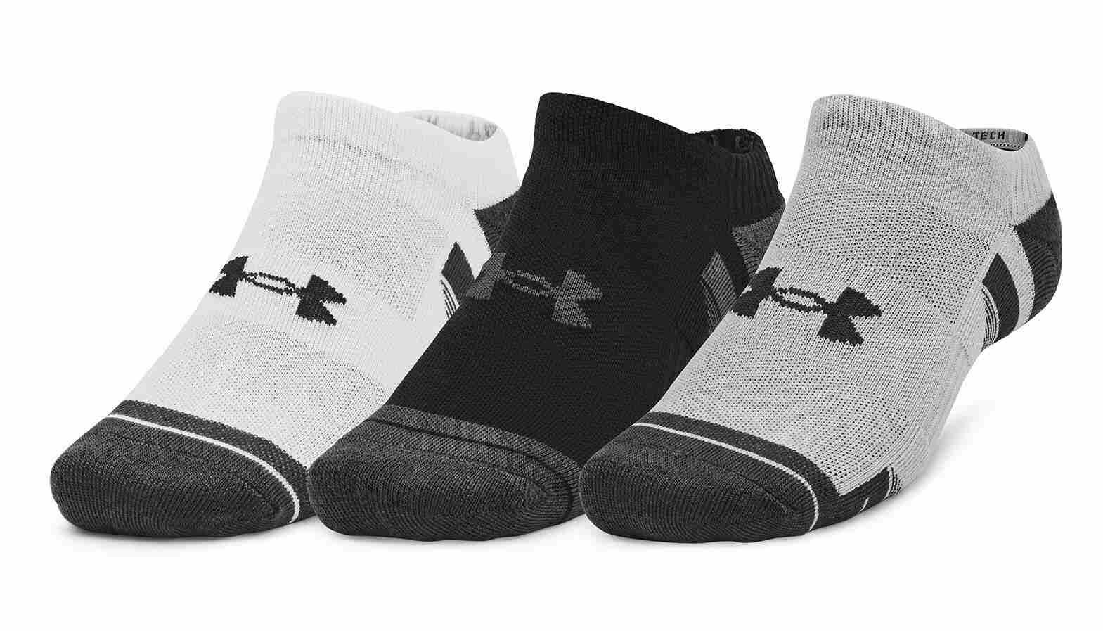 Under Armour Performance Tech calcetines unisex (3 pares), mod gray