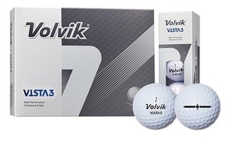 Volvik VISTA 3 pelotas de golf