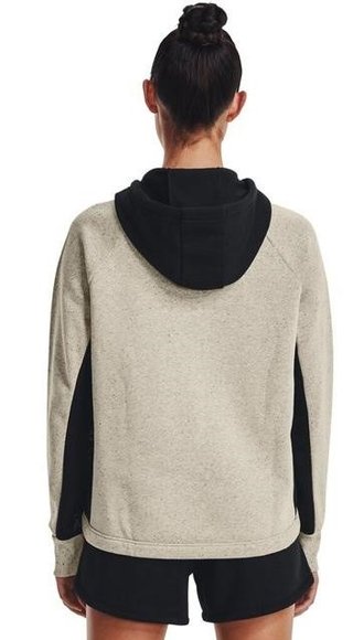Under Armour Rival + FZ Hoodie sudadera con capucha de mujer, marrón