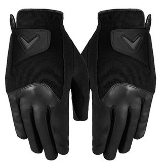 Callaway Rain Spann guantes de golf para mujer (par), negro