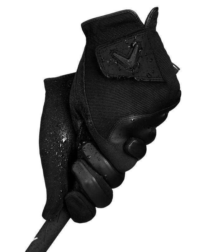 Callaway Rain Spann guantes de golf para mujer (par), negro