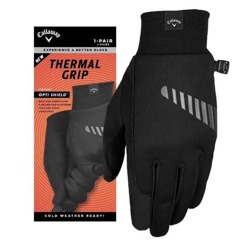 Callaway Thermal Grip guantes de golf para mujer (par), negro
