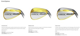 Cobra SNAKEBITE Silver Versatile wedge de hombre, acero