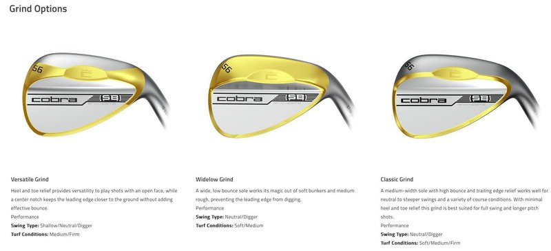 Cobra SNAKEBITE Silver Versatile wedge de hombre, acero