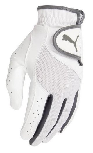 Puma Golf Puma Sport Performance guante de golf para mujer, blanco/gris