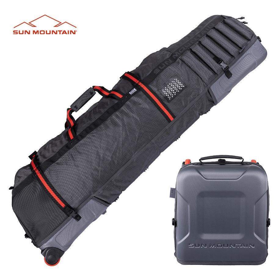 Sun Mountain Kube funda de viaje, acero/negro/rush red