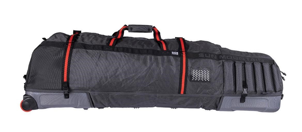 Sun Mountain Kube funda de viaje, acero/negro/rush red