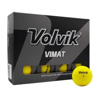 Volvik VIMAT pelotas de golf, amarillo mate