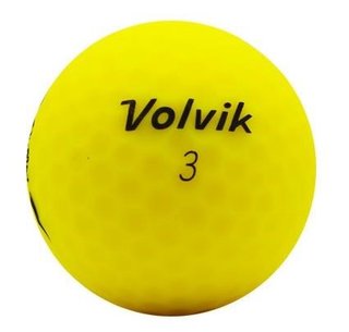 Volvik VIMAT pelotas de golf, amarillo mate