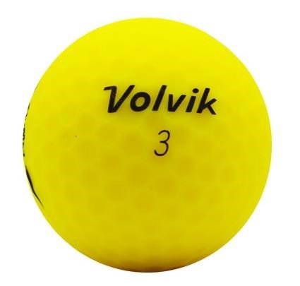 Volvik VIMAT pelotas de golf, amarillo mate