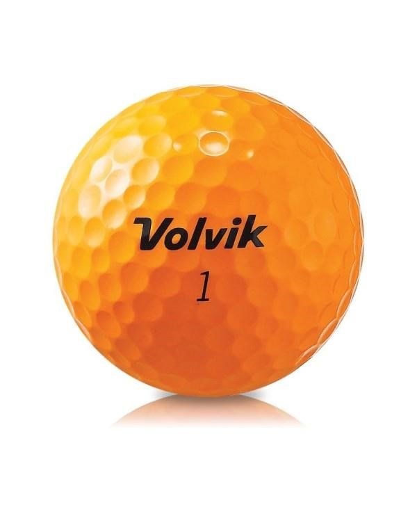 Volvik S3 pelotas de golf, naranja