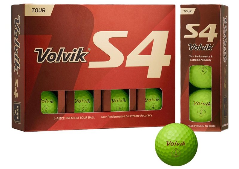 Volvik S4 pelotas de golf, verdes