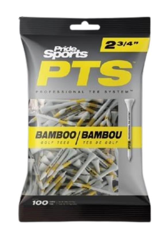 Pride Sports PTS Bamboo tees 69 mm (2 3/4"), 100 tees