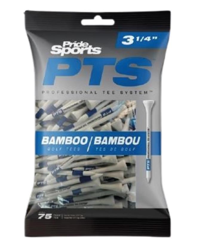 Pride Sports PTS Bamboo tees 83mm (3 1/4"), 75 tees