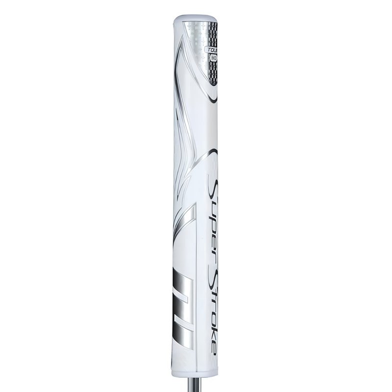 SuperStroke Zenergy Tour 3.0 grip para putter, blanco/plata