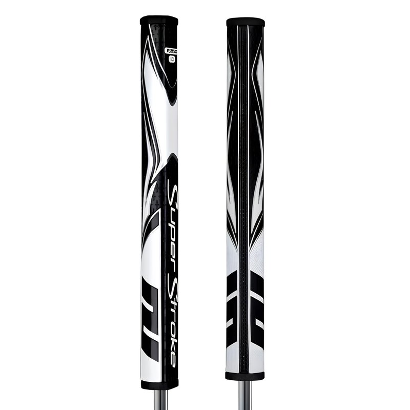SuperStroke SuperStroke Zenergy Flatso 1.0 grip para putter, negro/blanco