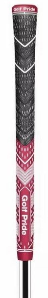 Golf Pride MCC Teams grip (.60 RND) MIDSIZE, rojo oscuro/blanco