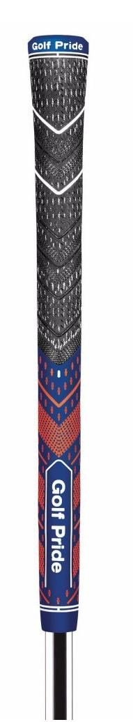 Golf Pride New Decade Multi Compound MCC Teams grip, STANDARD, azul marino/naranja
