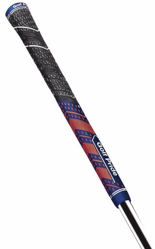 Golf Pride New Decade Multi Compound MCC Teams grip, STANDARD, azul marino/naranja
