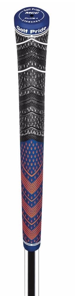 Golf Pride New Decade Multi Compound MCC Teams grip, STANDARD, azul marino/naranja