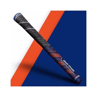 Golf Pride New Decade Multi Compound MCC Teams grip, STANDARD, azul marino/naranja