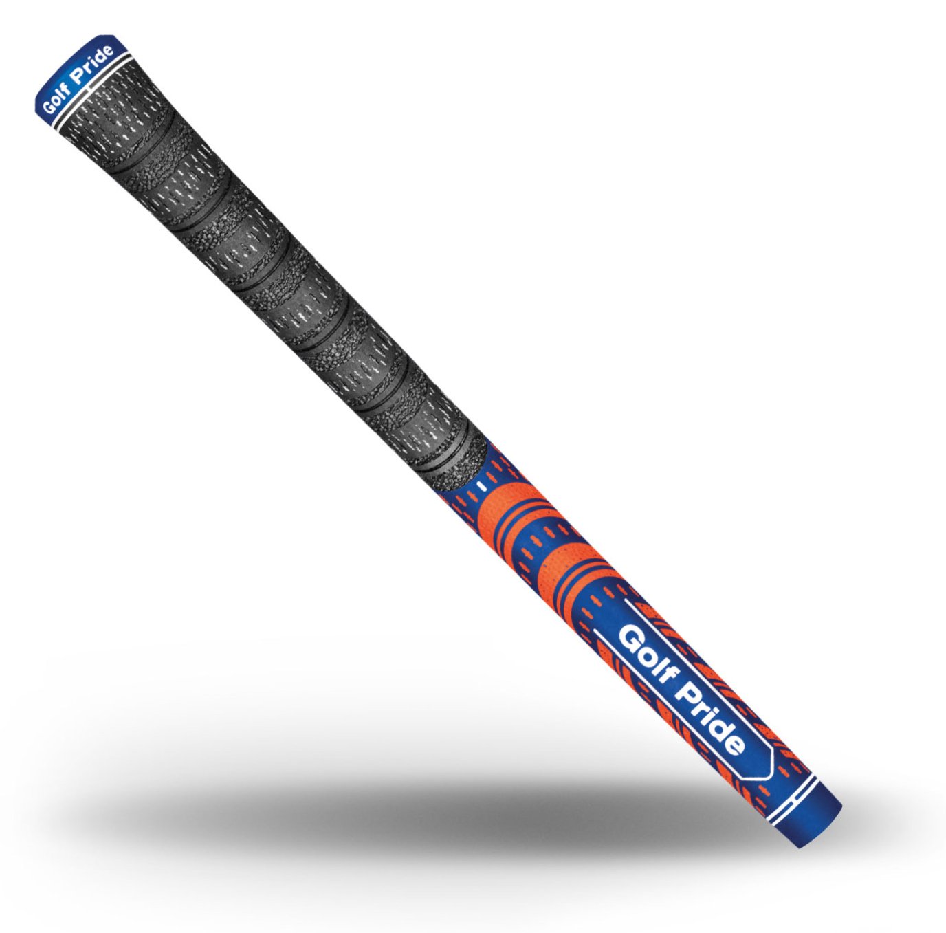 Golf Pride New Decade Multi Compound MCC Teams grip, STANDARD, azul marino/naranja