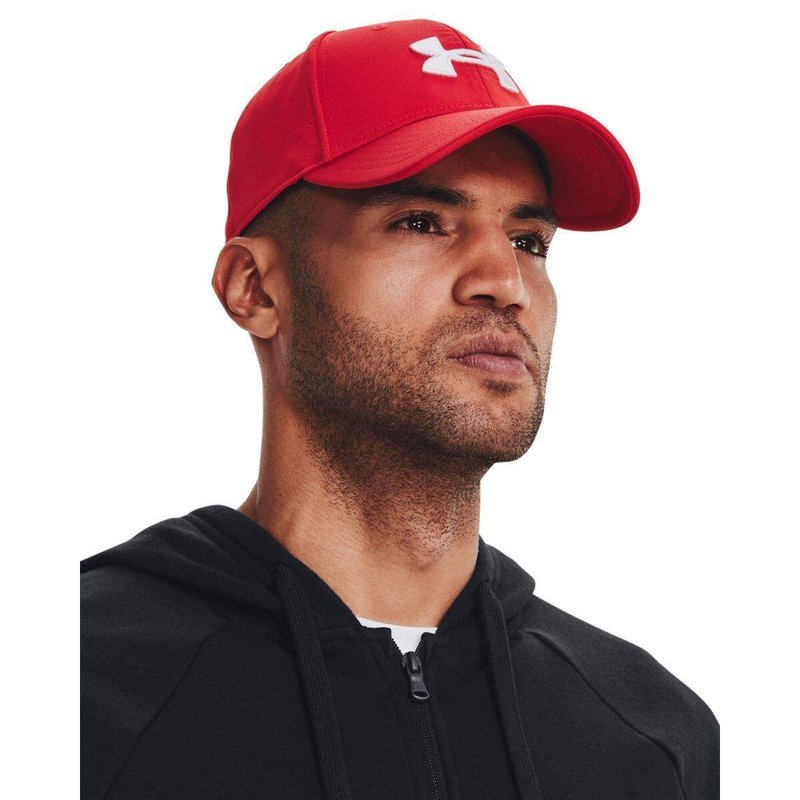 Under Armour Blitzing gorra de hombre, roja