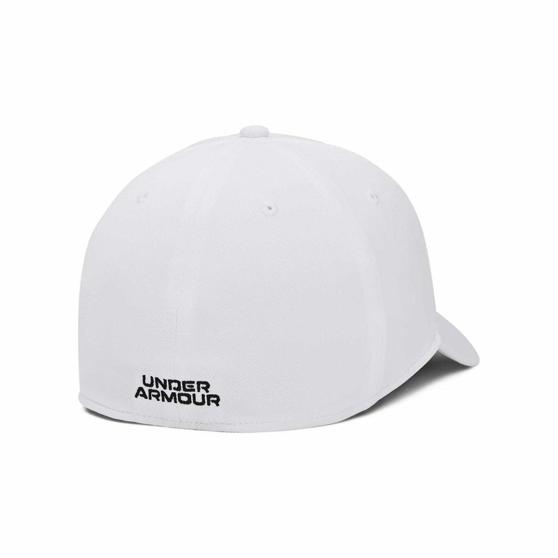 Under Armour Blitzing gorra de hombre, blanca