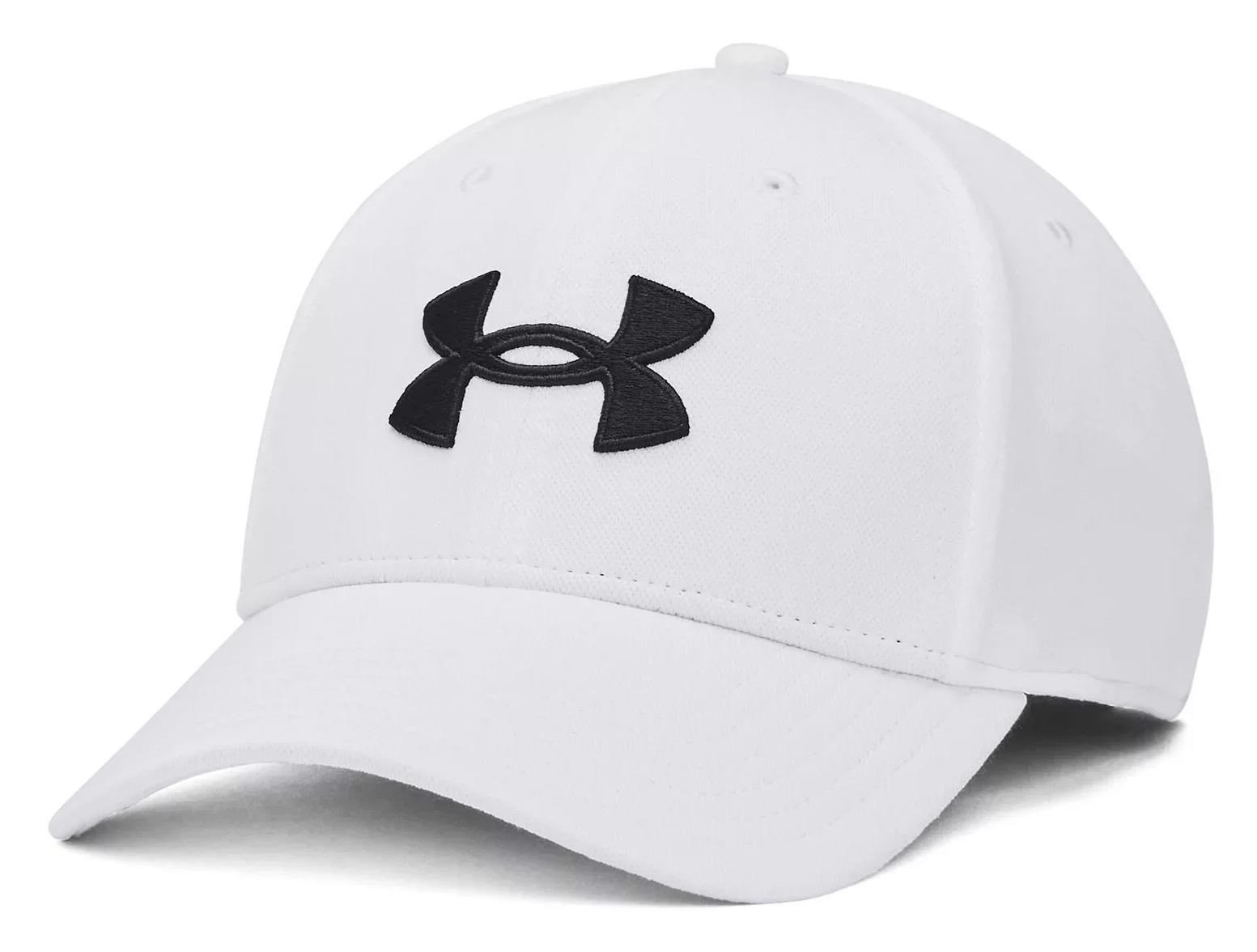 Under Armour Blitzing gorra de hombre, blanca